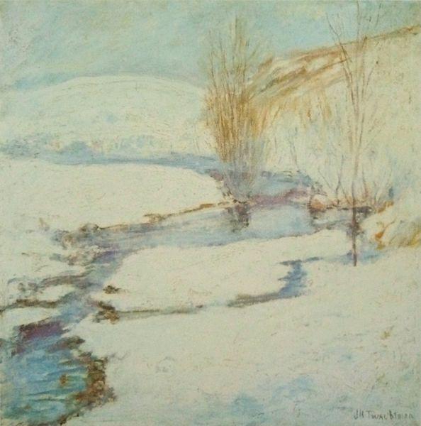 John Henry Twachtman Winter Landscape